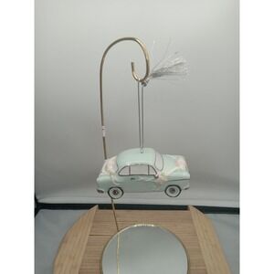 LENOX 2022 Just Married Vintage Car Christmas Ornament Damage Box.
